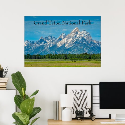 Nationaal park Grand Teton Poster (Thuiskantoor)