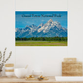 Nationaal park Grand Teton Poster (Keuken)