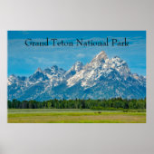 Nationaal park Grand Teton Poster (Voorkant)