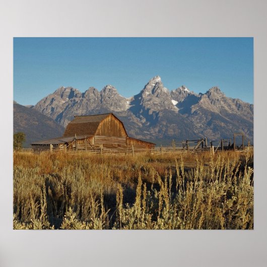 Nationaal park Grand Teton Poster (Voorkant)