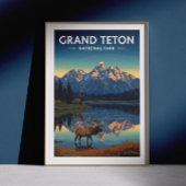 Nationaal park Grand Teton Poster