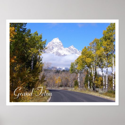 Nationaal park Grand Teton Poster (Voorkant)
