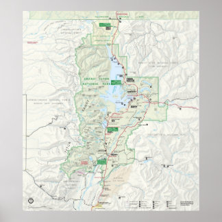 Nationaal park Grand Teton Poster