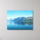 Nationaal park Grand Teton. Prachtig landschap Canvas Afdruk (Voorkant)