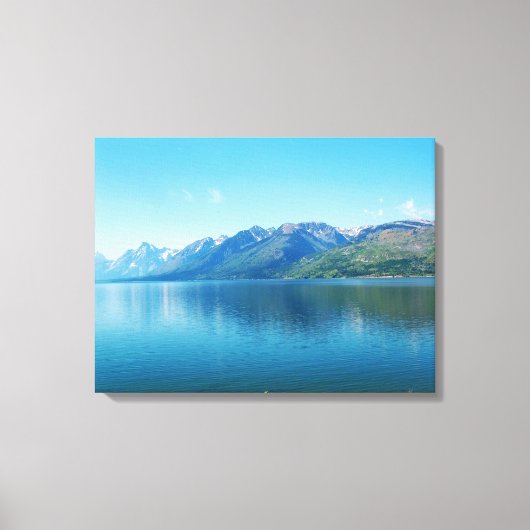 Nationaal park Grand Teton. Prachtig landschap Canvas Afdruk (Voorkant)
