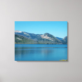 Nationaal park Grand Teton. Prachtig landschap Canvas Afdruk
