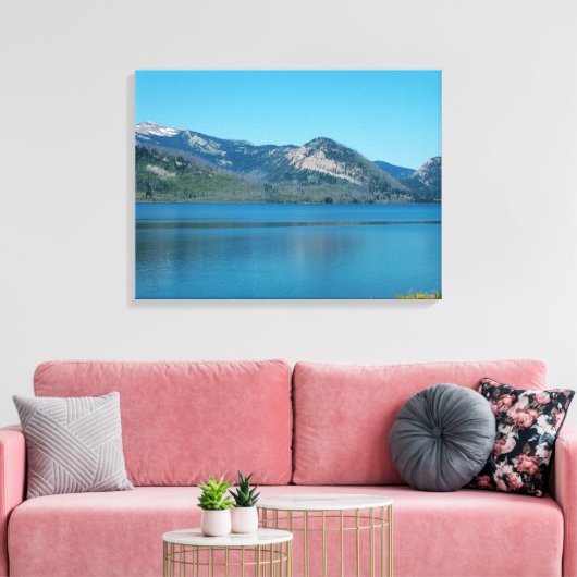 Nationaal park Grand Teton. Prachtig landschap Canvas Afdruk (Insitu (Woonkamer))