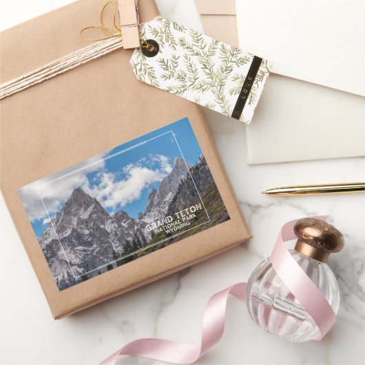 Nationaal park Grand Teton Rechthoekige Sticker (Geschenken)