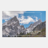 Nationaal park Grand Teton Rechthoekige Sticker (Voorkant)