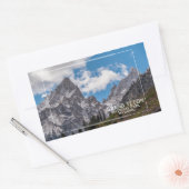 Nationaal park Grand Teton Rechthoekige Sticker (Envelop)
