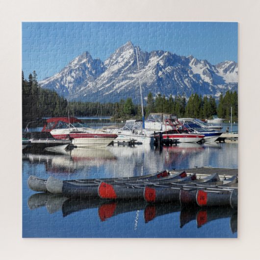Nationaal park Grand Teton reflecteert Puzzle Legpuzzel (Verticaal)