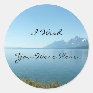 Nationaal park Grand Teton Ronde Sticker