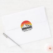Nationaal park Grand Teton Ronde Sticker (Envelop)