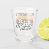 Nationaal park  Grand Teton Shot Glas (Achterkant)