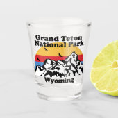Nationaal park  Grand Teton Shot Glas (Voorkant)