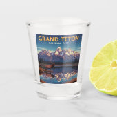 Nationaal park  Grand Teton Shot Glas (Voorkant)