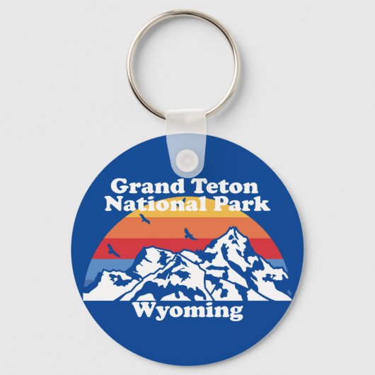 Nationaal park  Grand Teton Sleutelhanger (Voorkant)