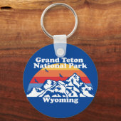 Nationaal park  Grand Teton Sleutelhanger (Achterkant)