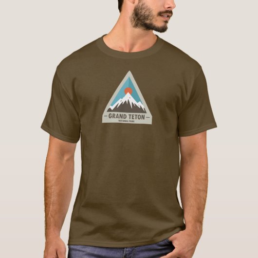 Nationaal park Grand Teton T-shirt (Voorkant)