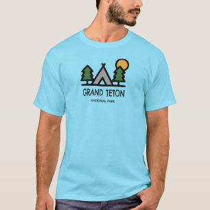 Nationaal park Grand Teton T-shirt