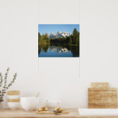 Nationaal park Grand Teton, Teton Range, Wyoming Poster (Keuken)