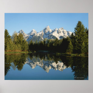 Nationaal park Grand Teton, Teton Range, Wyoming Poster