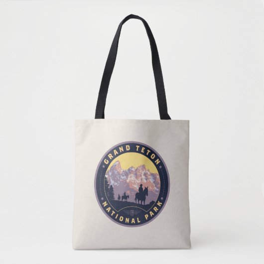 Nationaal park Grand Teton Tote Bag (Voorkant)