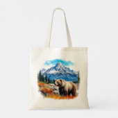 Nationaal park Grand Teton Tote Bag (Achterkant)