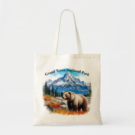 Nationaal park Grand Teton Tote Bag (Voorkant)