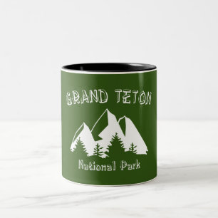 Nationaal park Grand Teton Tweekleurige Koffiemok