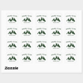 Nationaal park Grand Teton Vierkante Sticker (Vel)