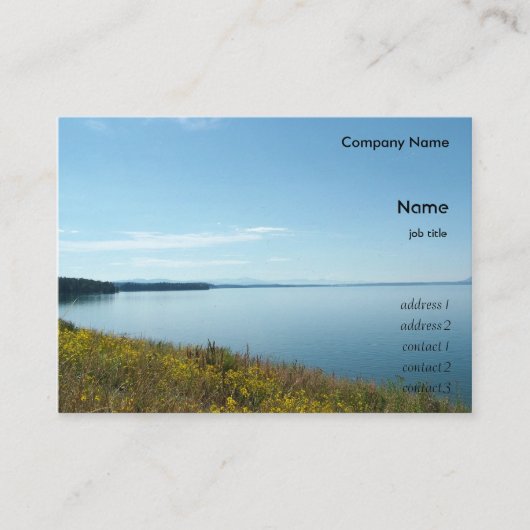 Nationaal park Grand Teton Visitekaartje (Voorkant)