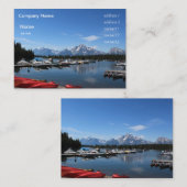 Nationaal park Grand Teton Visitekaartje (Voorkant / Achterkant)
