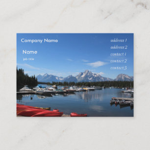 Nationaal park Grand Teton Visitekaartje