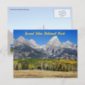 Nationaal park Grand Teton, Wyoming Briefkaart (Voorkant / Achterkant)