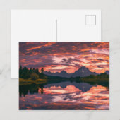 Nationaal park Grand Teton Wyoming Briefkaart (Voorkant / Achterkant)