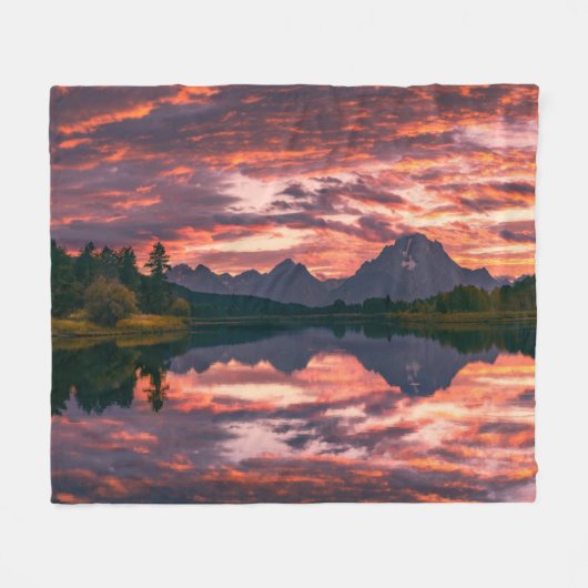 Nationaal park Grand Teton, Wyoming Fleece Deken (Voorkant (Horizontaal))