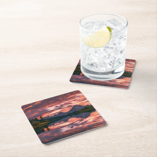 Nationaal park Grand Teton, Wyoming Kartonnen Onderzetters (Insitu)