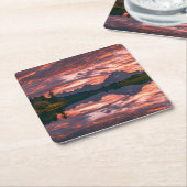 Nationaal park Grand Teton, Wyoming Kartonnen Onderzetters (Schuin)