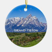 Nationaal park Grand Teton Wyoming Keramisch Ornament (Voorkant)