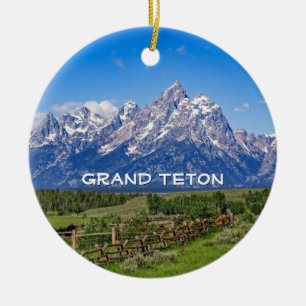 Nationaal park Grand Teton Wyoming Keramisch Ornament