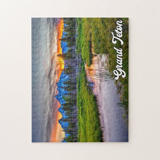 Nationaal park Grand Teton Wyoming Legpuzzel (Verticaal)