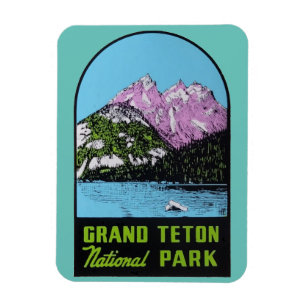 Nationaal park Grand Teton Wyoming Magneet