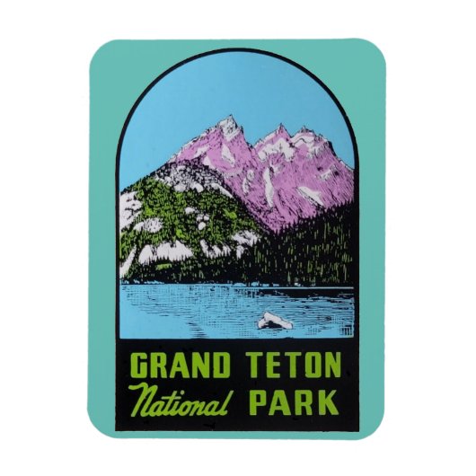 Nationaal park Grand Teton Wyoming Magneet (Verticaal)