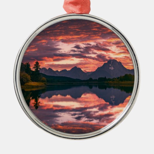 Nationaal park Grand Teton, Wyoming Metalen Ornament (Voorkant)