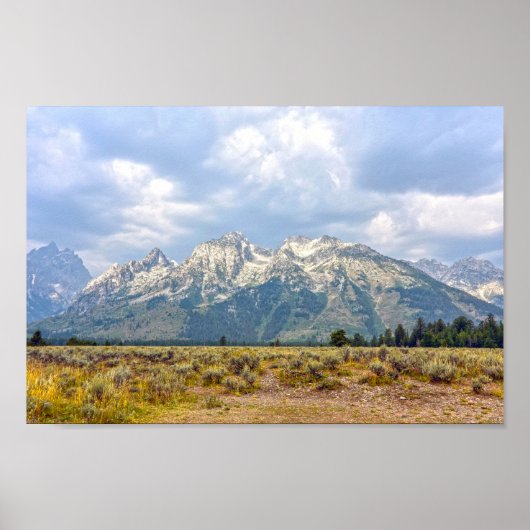 Nationaal park Grand Teton Wyoming Poster (Voorkant)
