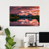 Nationaal park Grand Teton Wyoming Poster (Thuiskantoor)
