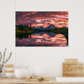 Nationaal park Grand Teton Wyoming Poster (Keuken)