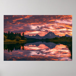 Nationaal park Grand Teton Wyoming Poster