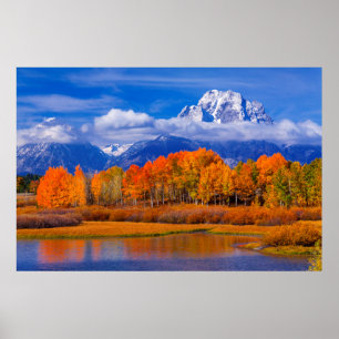 Nationaal park Grand Teton Wyoming Poster